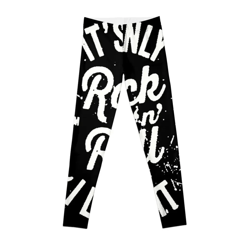 

ITS ONLY ROCK N ROLL Leggings Women's sports push up fitness workout clothes for jogging pants Womens Leggings