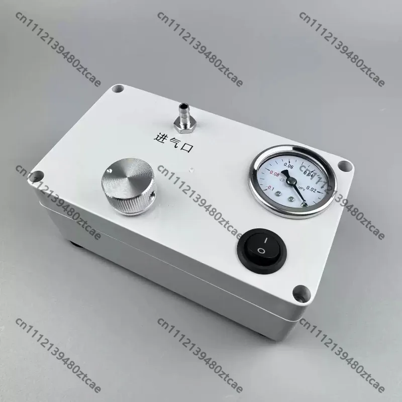 Desktop Lab Vacuum Pump with Gauge Adjustable Negative Pressure Air Extractor for Vacuum Filtration and Defoaming Experiment Use