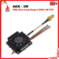 Akk Ultra Long Range 3w Vtx 5.8ghz 250/500/1000/2000/3000mw Up To 10km Image Transmission Mic Smartaudio For Rc Fpv Drone