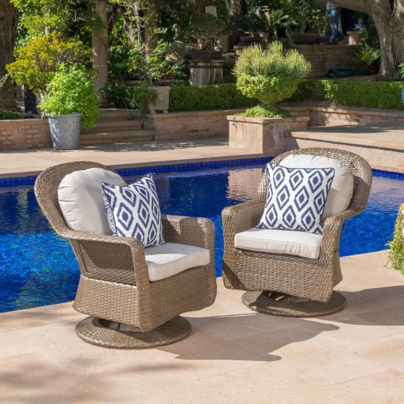 

Комплект из 2 предметов для бассейна, двора, поворотный дизайн, Кемпинговый диван, садовые наборы, Скандинавская мебель для патио, наружная мебель