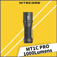 NITECORE MT1C PRO 1000Lumens Max Beam Distance 360M Protable EDC Tactical Light Rechargeable,Include Battery