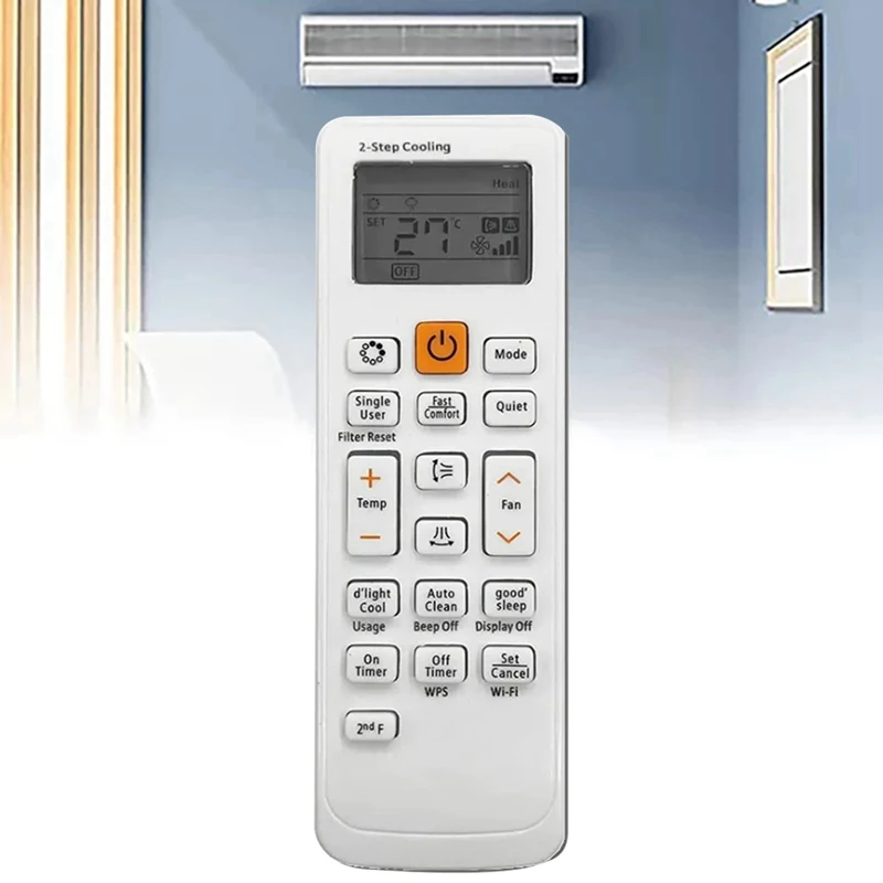 DB93-11489L DB93-11115K DB93-14195A Air Conditioner Remote Control White Remote Control Suitable For Samsung