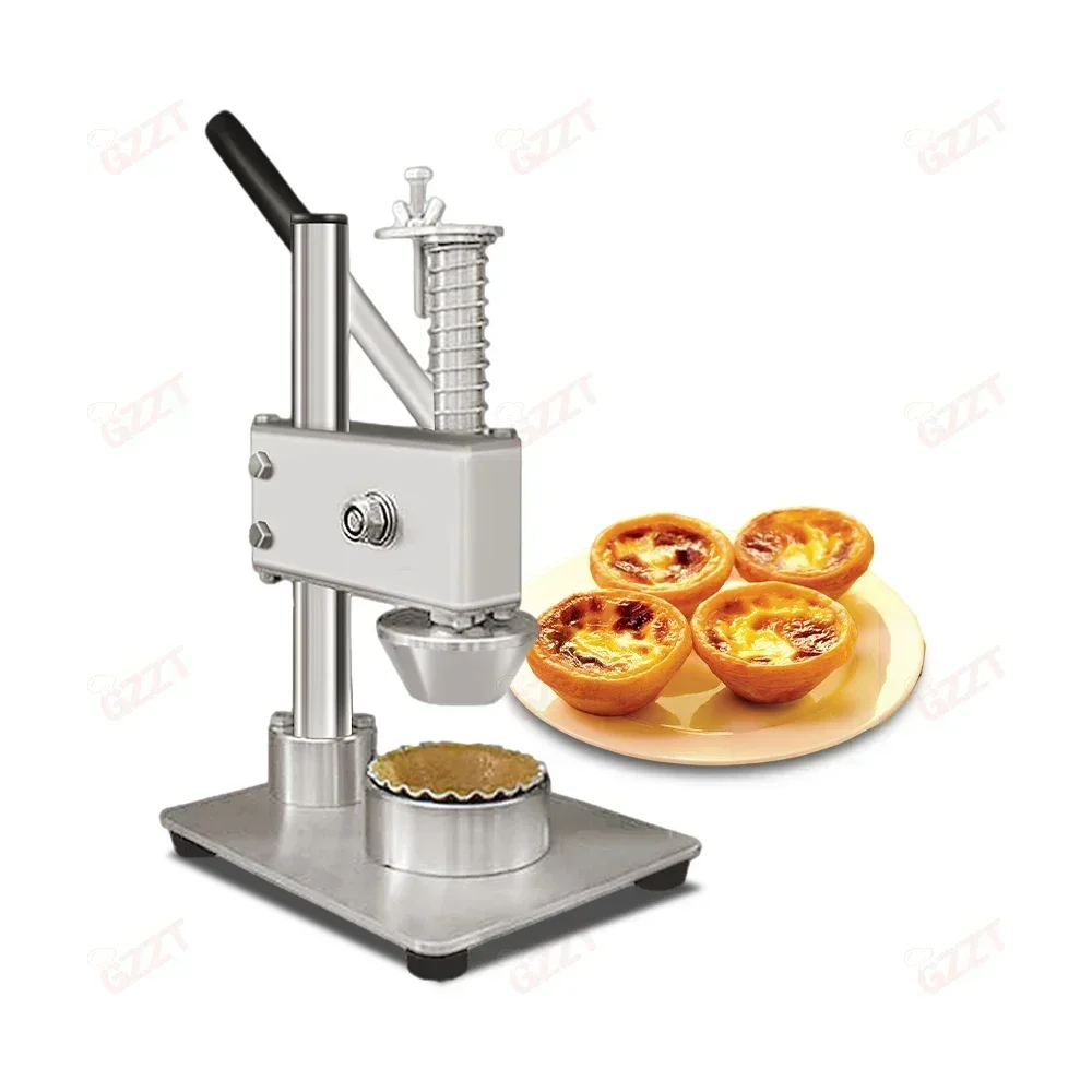 Professional Custom Manual Pudding Tart Press Machine Dough Pressing Tartlet Shell Maker