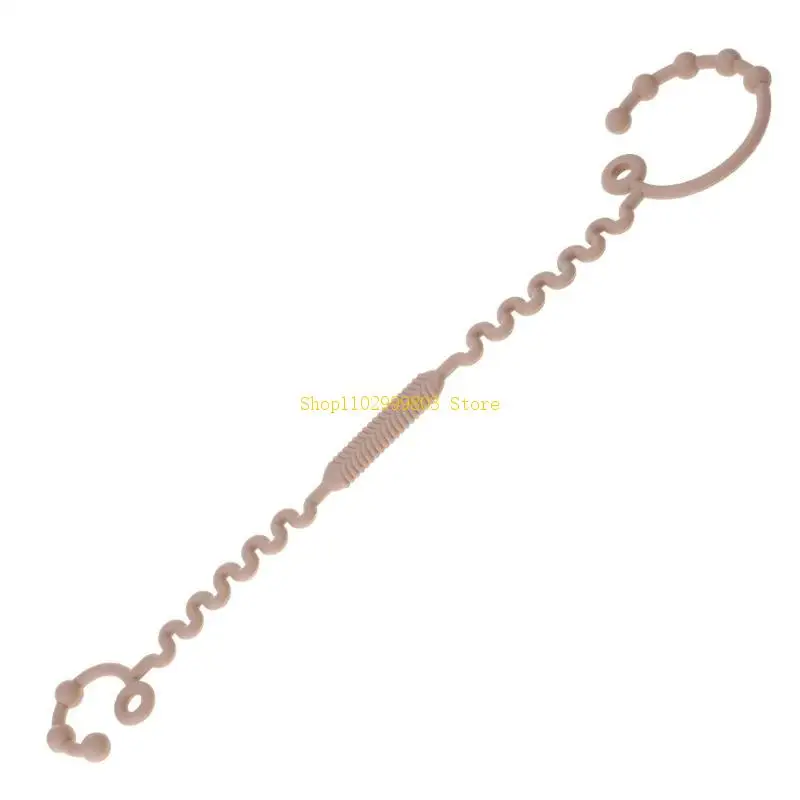 

Versatile Teething Toy Bottle Holder Silicone Strap Practical & Reliable Teether Toy Tethers for Pushchair High Chair J0MF