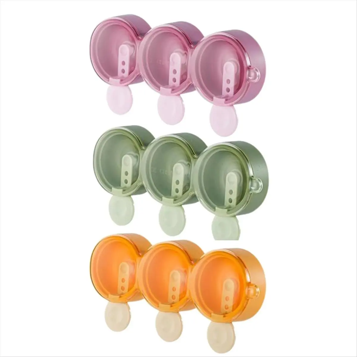New Food Grade Silicone Molds Donut Shape Ice Cream Molds 9 Cells Ice Mold Maker Homemade Food