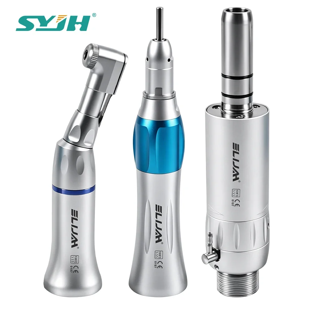 Peça de Mão Reta Odontológica 1:1, 40.000 RPM, Spray de Água Externo para Odontologia Restauradora, HP 2.35mm, Broca Tipo E, Autoclavável 135 ° C