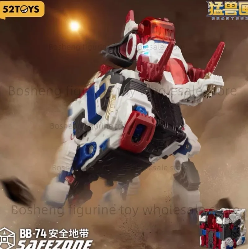 WF Exhibition Limited 52toys Beast Box Mammoth Safe Zone Transformed Toys Action Figure Collection Gift