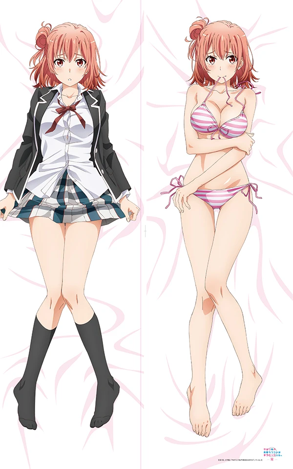 Anime Dakimakura My Youth Romantic Comedy Is Wrong, As I Expected  Teen Romanti Double-sided Print Life-size Body Pillow Cover