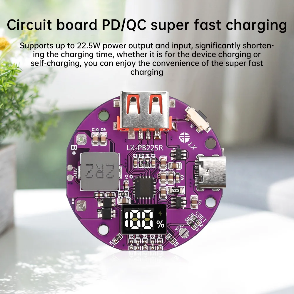 QC4.0 QC3.0 PD3.0 PD2.0 Fast Charging Mobile Power Module 22.5W QC PS Super Fast Charging Circuit Board Supports FCP SCP HSCP