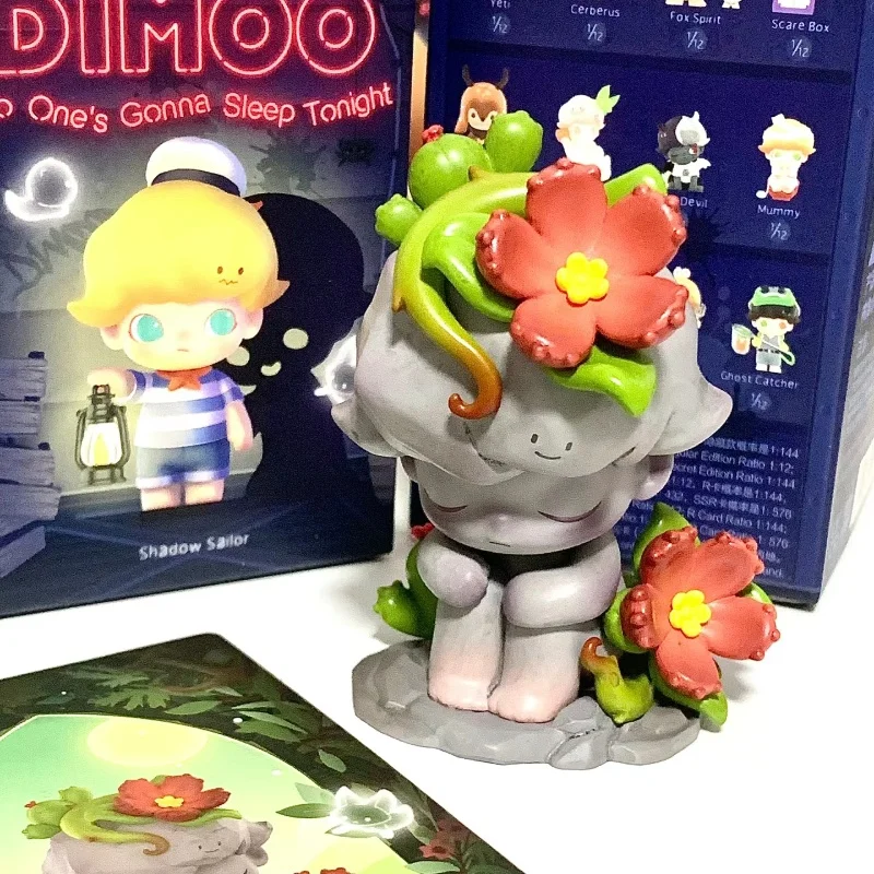 Dimoo: nessuno will Sleep serie Tonight Box 1 pz/12 pz Box Action Figure giocattolo carino regali di compleanno giocattoli