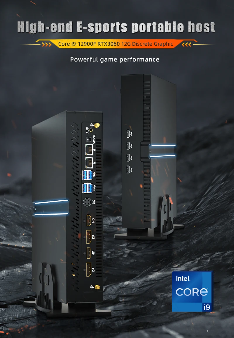 Topton Mini PC Gamer i7-13700F RTX 4060 8GB