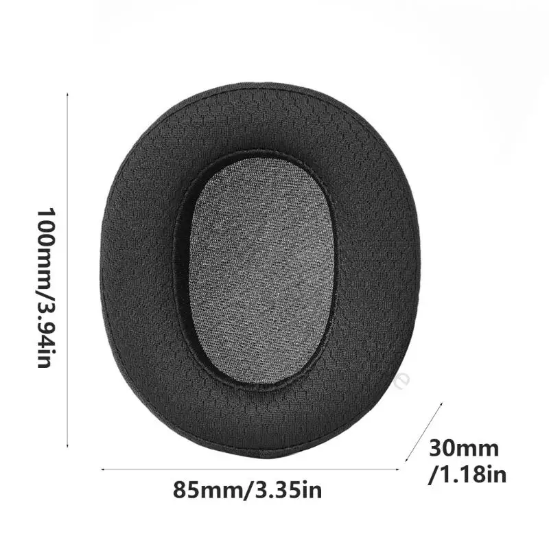 96BA Qualität Memory Foam Ohrpolster Für H9II /WHG910N Kopfhörer Mesh Stoff Ohrmuschel Komfortable Ohr Pad Ergonomisches Design – Detail 6