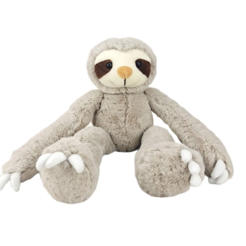 

Stuffed Animal Sloths Couch Decors Soft Birthday Toy for Toddler Emotion Smooth Office Automobile Supplies