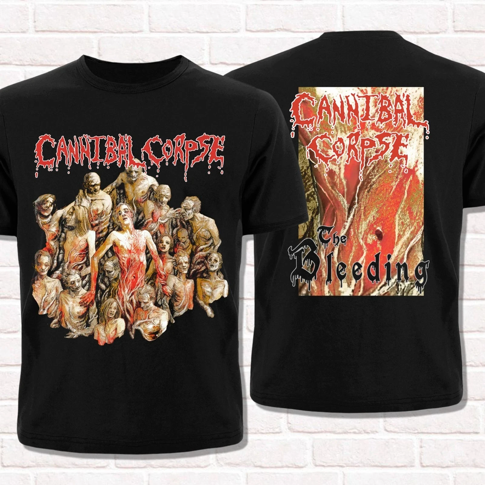 

Футболка Cannibal Corpse "The Bleeding" унисекс, хлопковая, с коротким рукавом, в стиле High Street, оверсайз, повседневная, с коротким рукавом