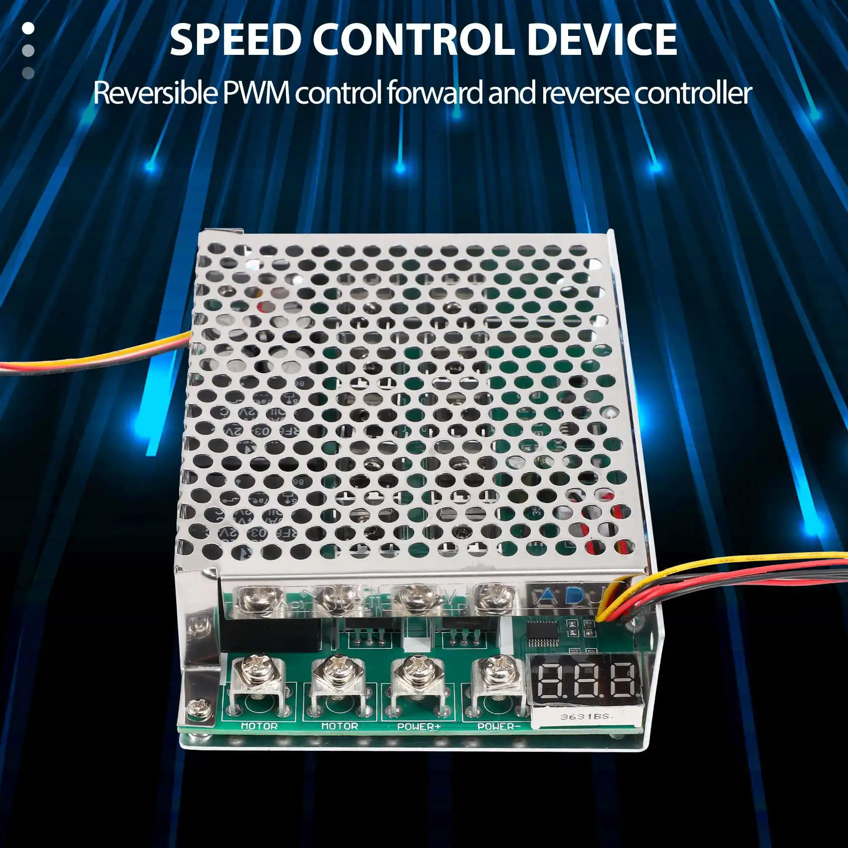 DC 10-55V 100A 3000W Motor Speed Controller Reversible PWM Control Forward and Reverse Controller