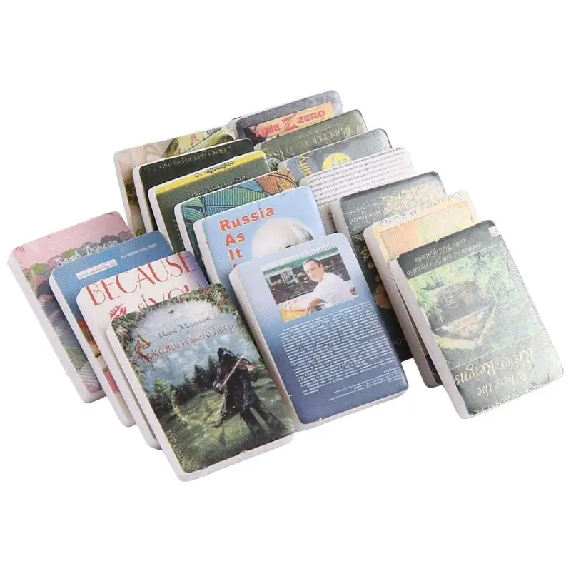 B84B 400X for Creative Anti-Anxiety Book Stress Relief, Shake Away Your Anxiety Mini Book, Foam Bookshelf Decoration for Book