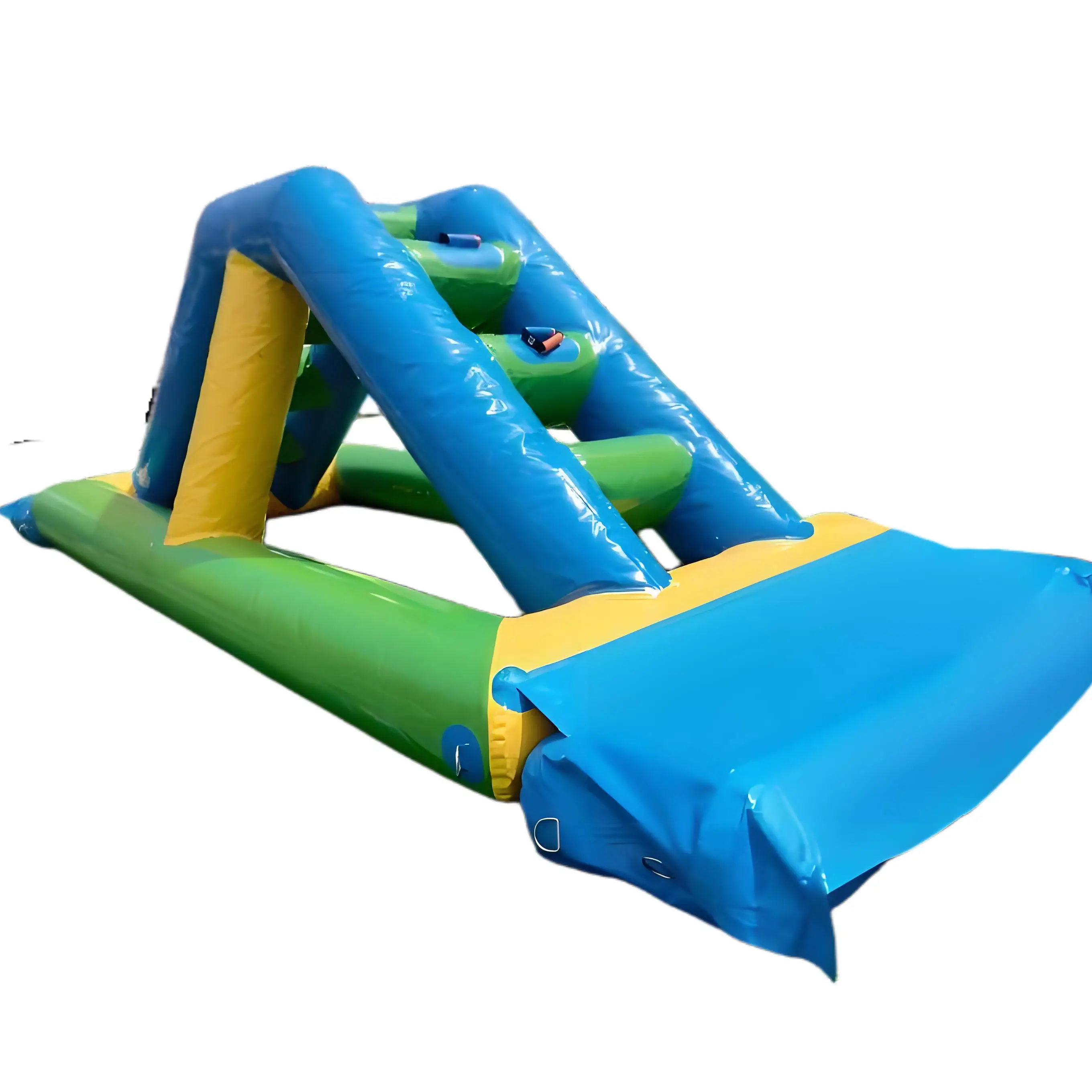Durable PVC Inflatable Water Play Ladder Multi-Color Toy Water Park Games Indoor Outdoor Use School Home