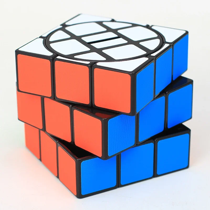 3x3 Stifthalter Zauberwürfel Fall Sparschwein 3x3x3 Geschwindigkeit Cubo Twist Puzzle Büro Dekoration Geschenke Spielzeug für Kinder Erwachsene