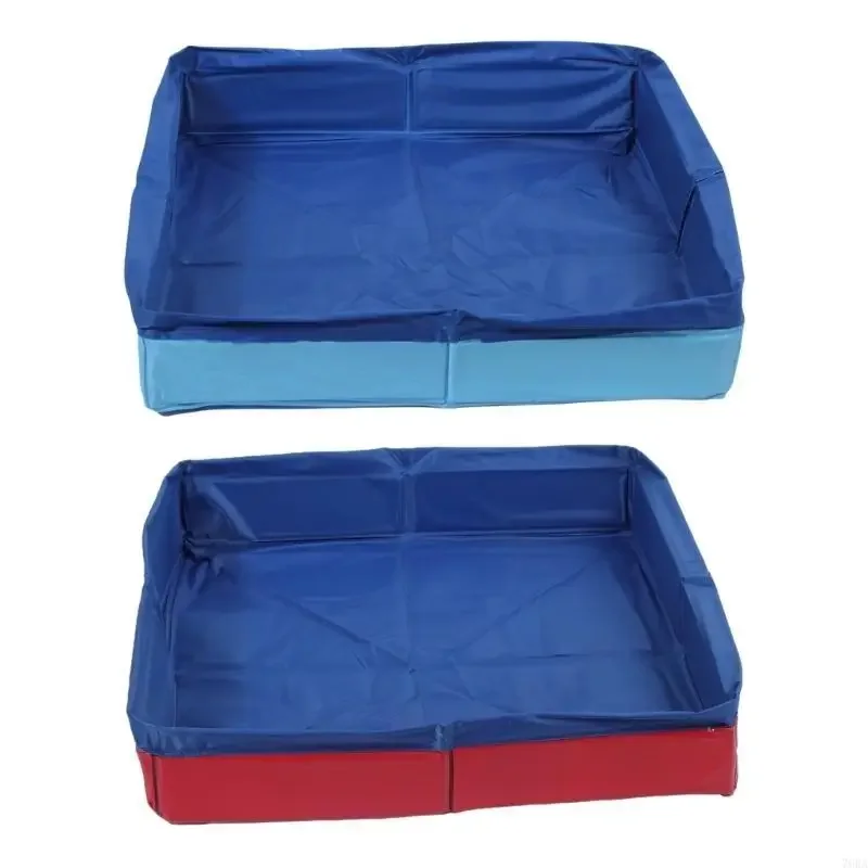 Piscina perros portátil PVC Bañera bañera mascota piscina plegable para perros pequeños y gatos uso exterior aire