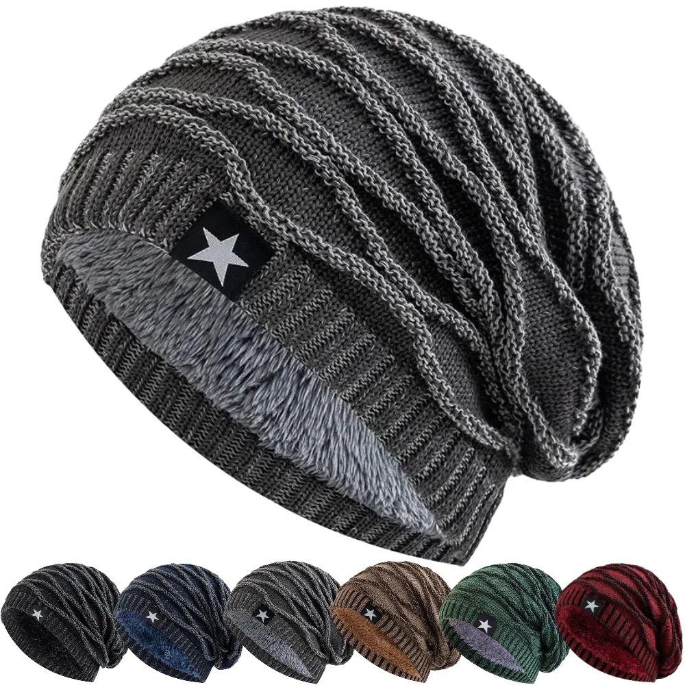 Heißer Verkauf Unisex Slouchy Winter Hüte Straße Warme Beanie Hut Für Männer & Frauen Outdoor Fashion Winter Kappe
