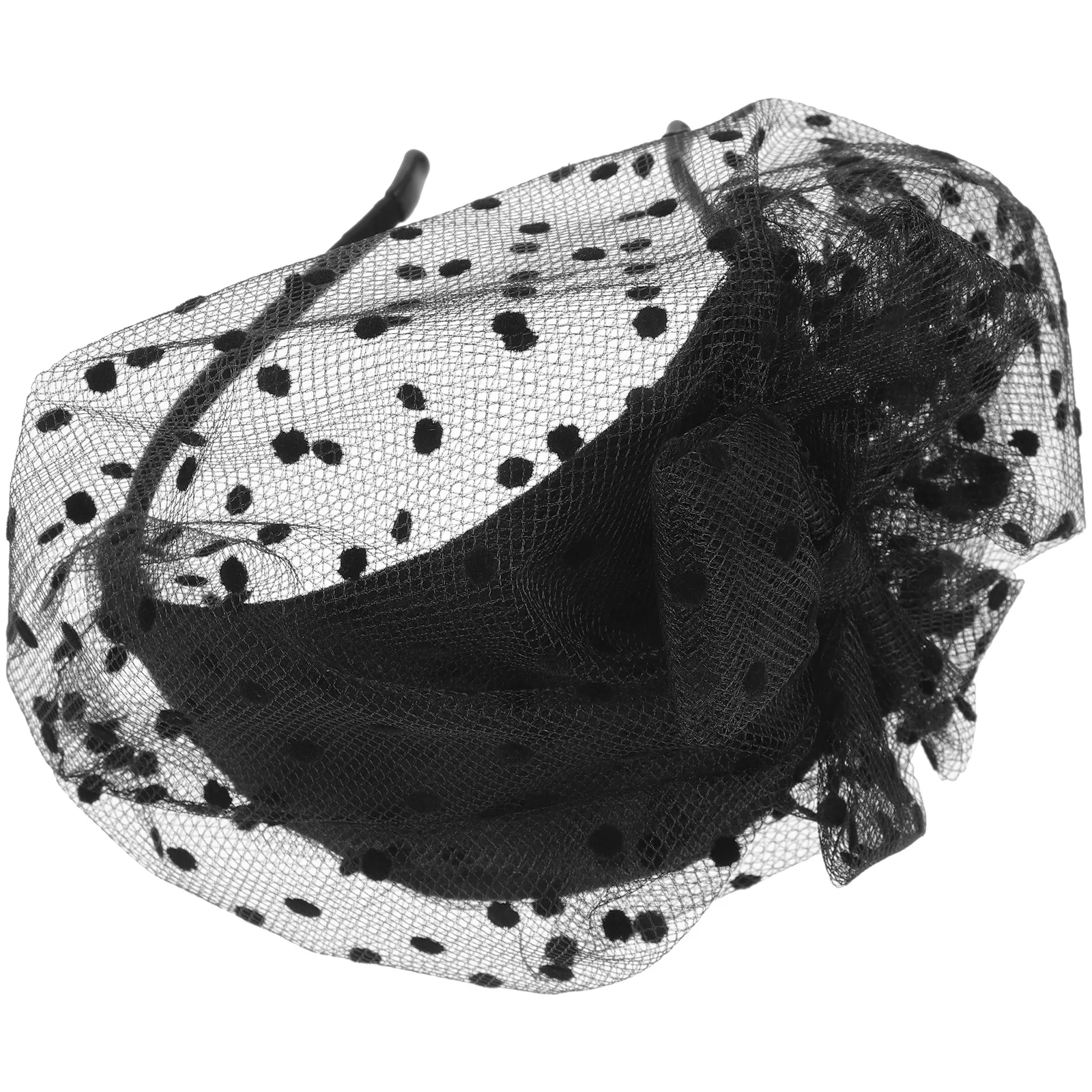 أنيقة الدانتيل شبكة القوس مشبك شعر الفاسناتور عقال حفل زفاف مأدبة غطاء الرأس للنساء إكسسوارات الشعر العصرية #5