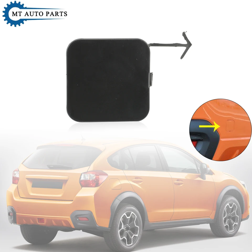 MTAP Rear Bumper Towing Hook Cover Trim Cap For Subaru Crosstrek / XV 2012-2017 For Impreza Hatchback Unpainted Cover Shell Lid