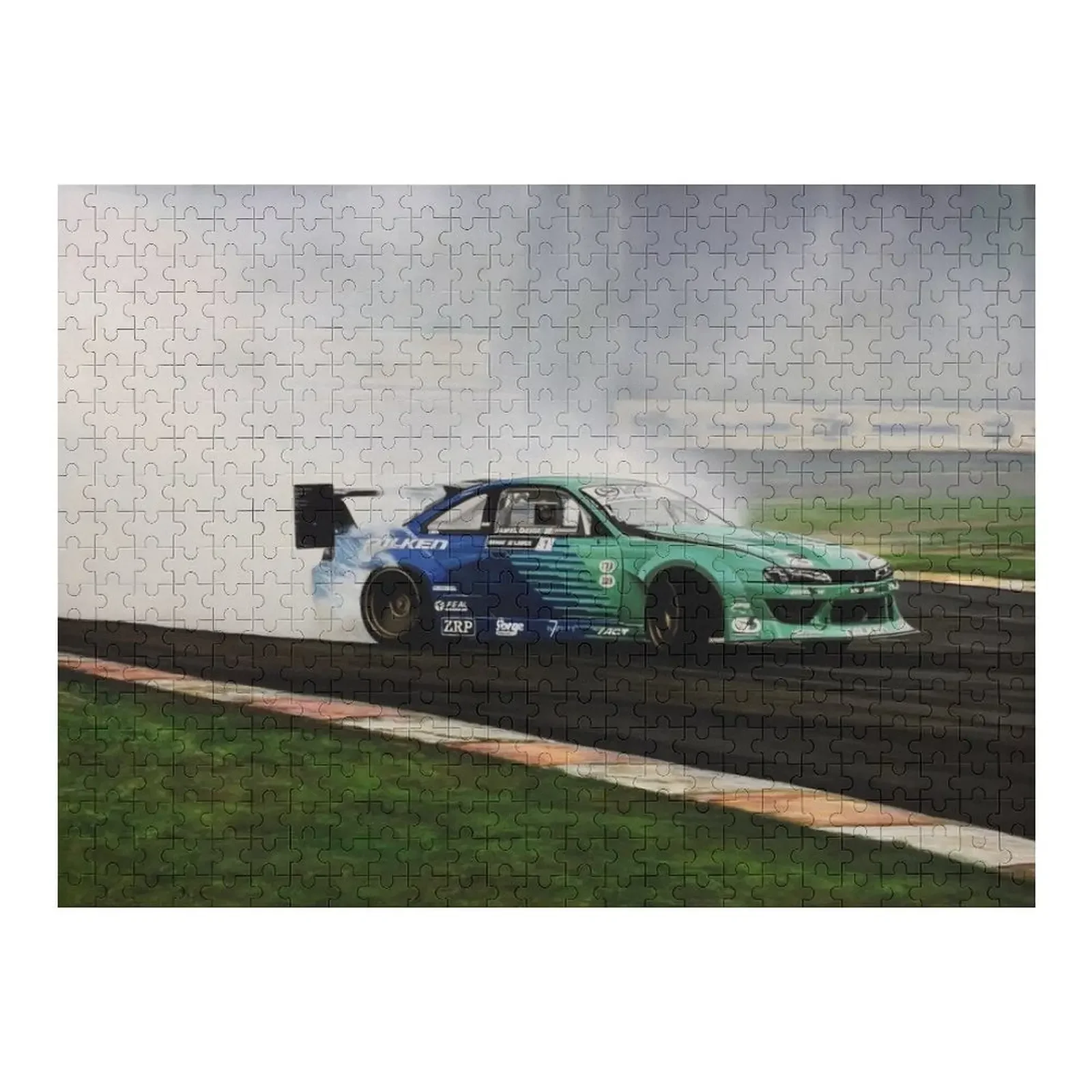 جيمس دين الانجراف سيارة بازل قطع لعبة الأطفال اسم مخصص الخشب لغز