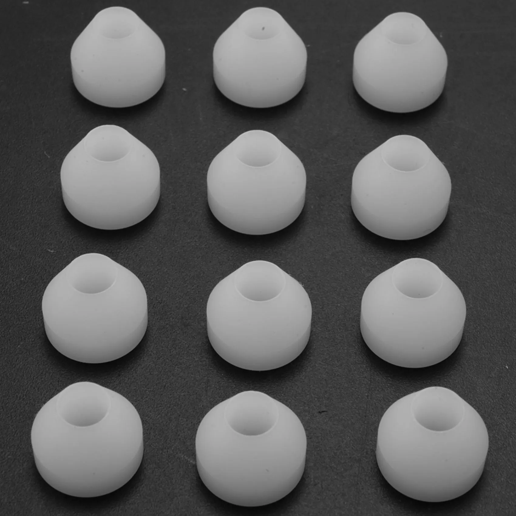 AA81-24 Pieces Pen Bushings White Pen Bushings Non-Stick Durable Pen Bushings Synthetic Bushings For CA Finishing Pen Turning