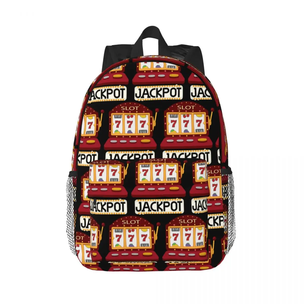 

Slot Machine Player Backpacks Teenager Bookbag Fashion Children School Bags Travel Rucksack Shoulder Bag Large Capacity