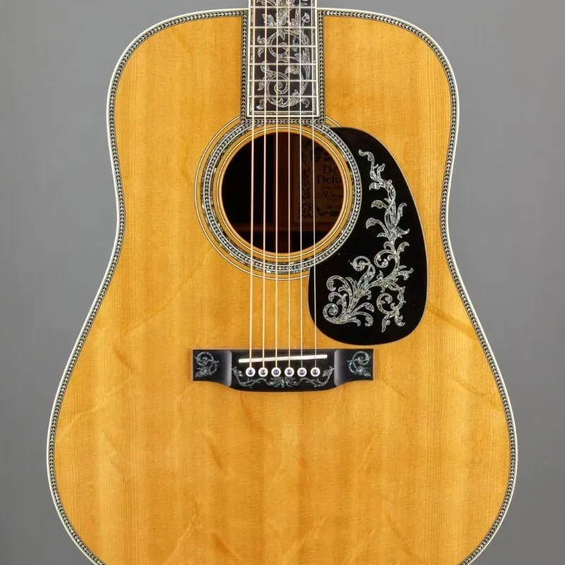 D50 full solid wood handcraft acoustic guitar handmaking