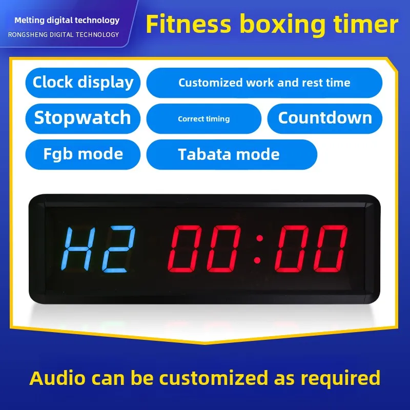 Gym Boxing Cycle Interval Training Contest Crossfit Electronic Clock Timer Stopwatch