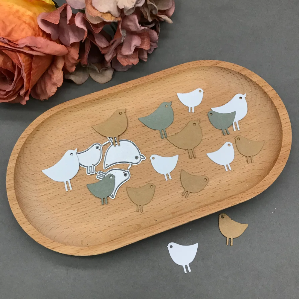 Three Little Chicks Metal Cutting Dies Stencils For DIY Scrapbooking Decorative Embossing Handcraft Die CutsTemplate