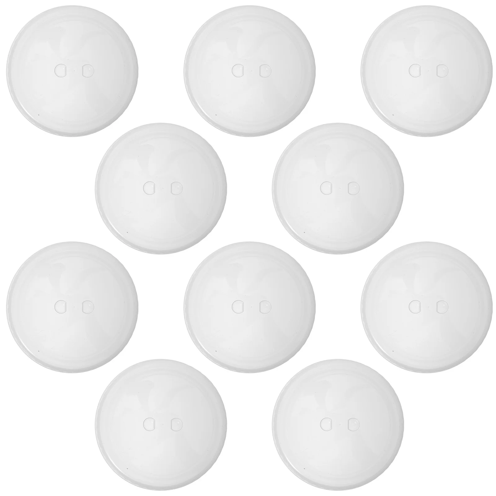 

10Pcs Microwave Dish Splatter Cover Plastic Lid for Food Plate Bowl Reusable Microwave Protector Kitchen Gadget