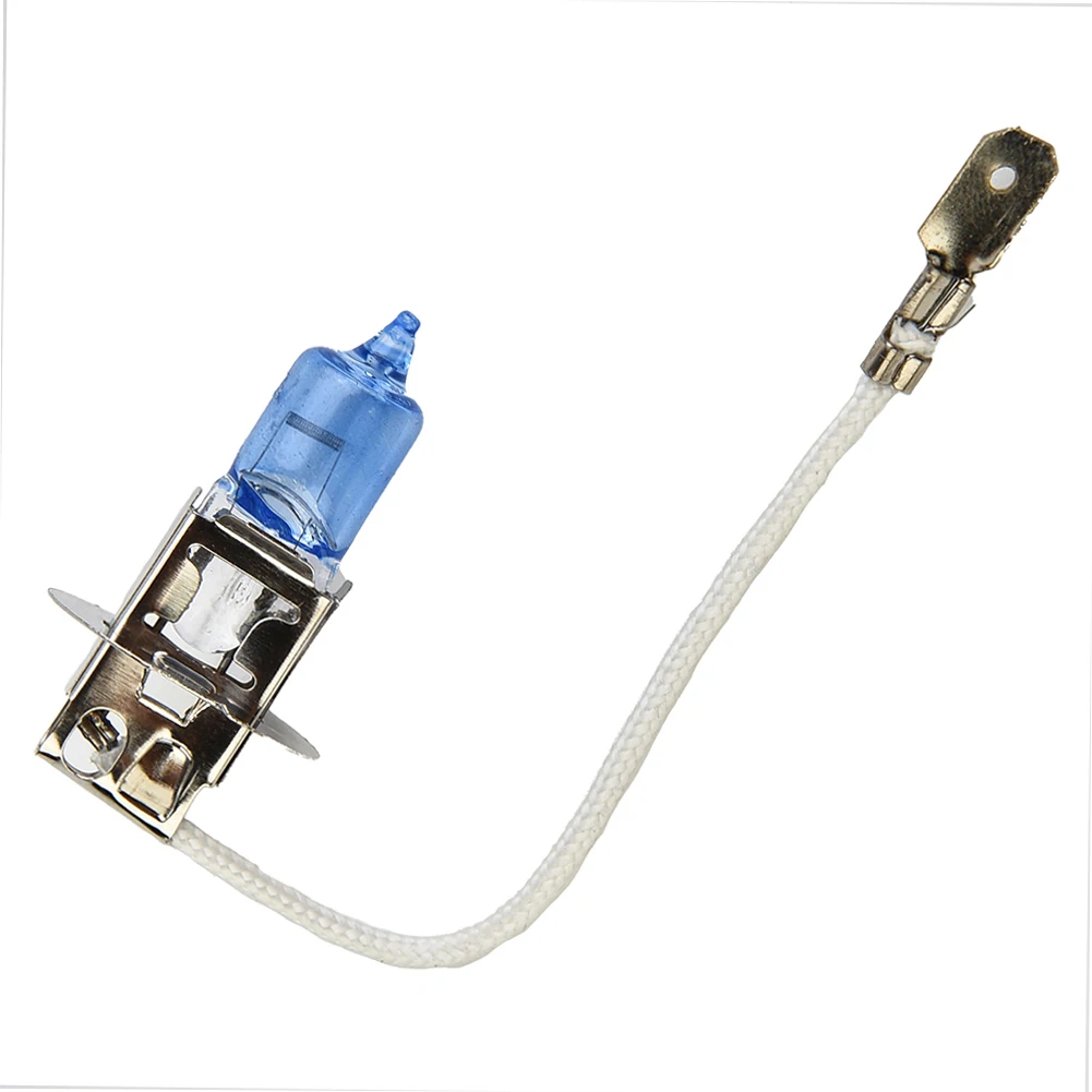 자동차 전면 좌우 안개등 전구, H3 할로겐 램프, 실용적인 세트, 헤드라이트 스포트라이트, 화이트 제논 룩