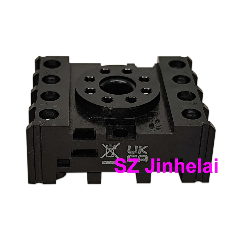 10pcs OMRON PF083A-E PF113A-E Authentic Original DIN rail shared Relay Socket Base (Applies to MKS2P H3BA-N8H MKS3P)