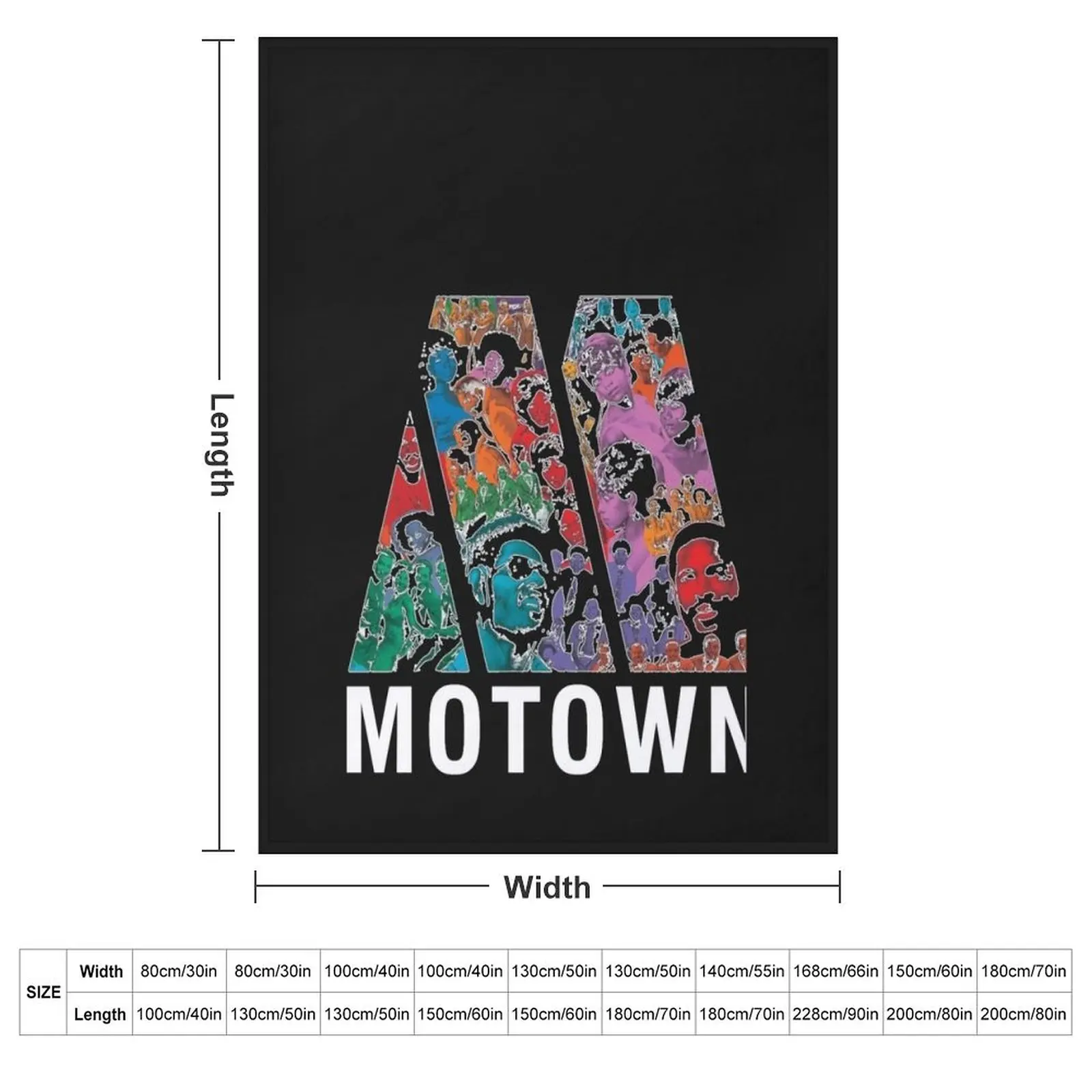 MOTOWN RECORDS legend pop Essential T Shirt Throw Blanket couch cozy soft plush fuzzy picnic outdoor blanket