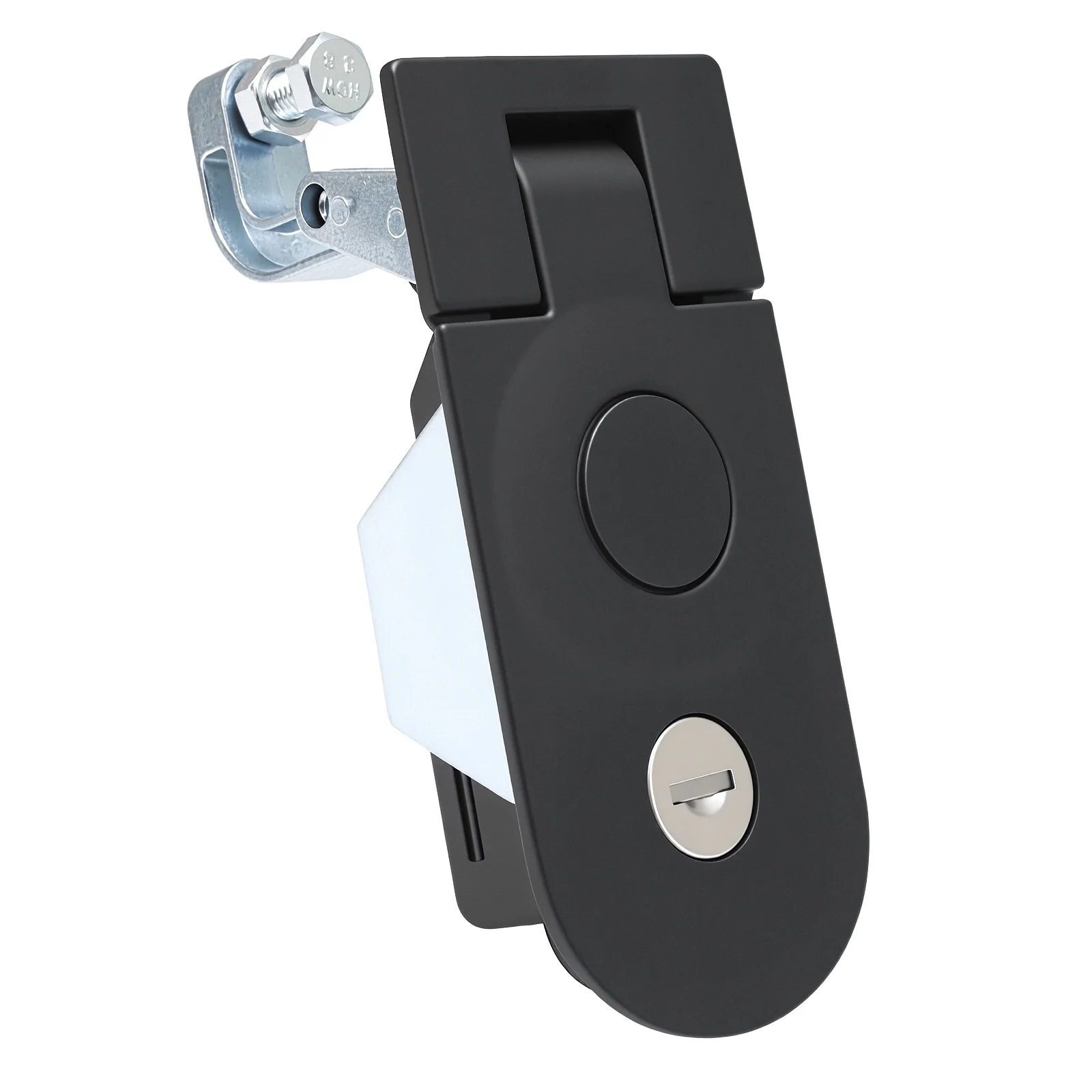 Flush Mount Compression Push Lock Latch with Keys Robust Construction Box Theft Protection for Cabinet Door RV 1/2/3/4PCS Alloy