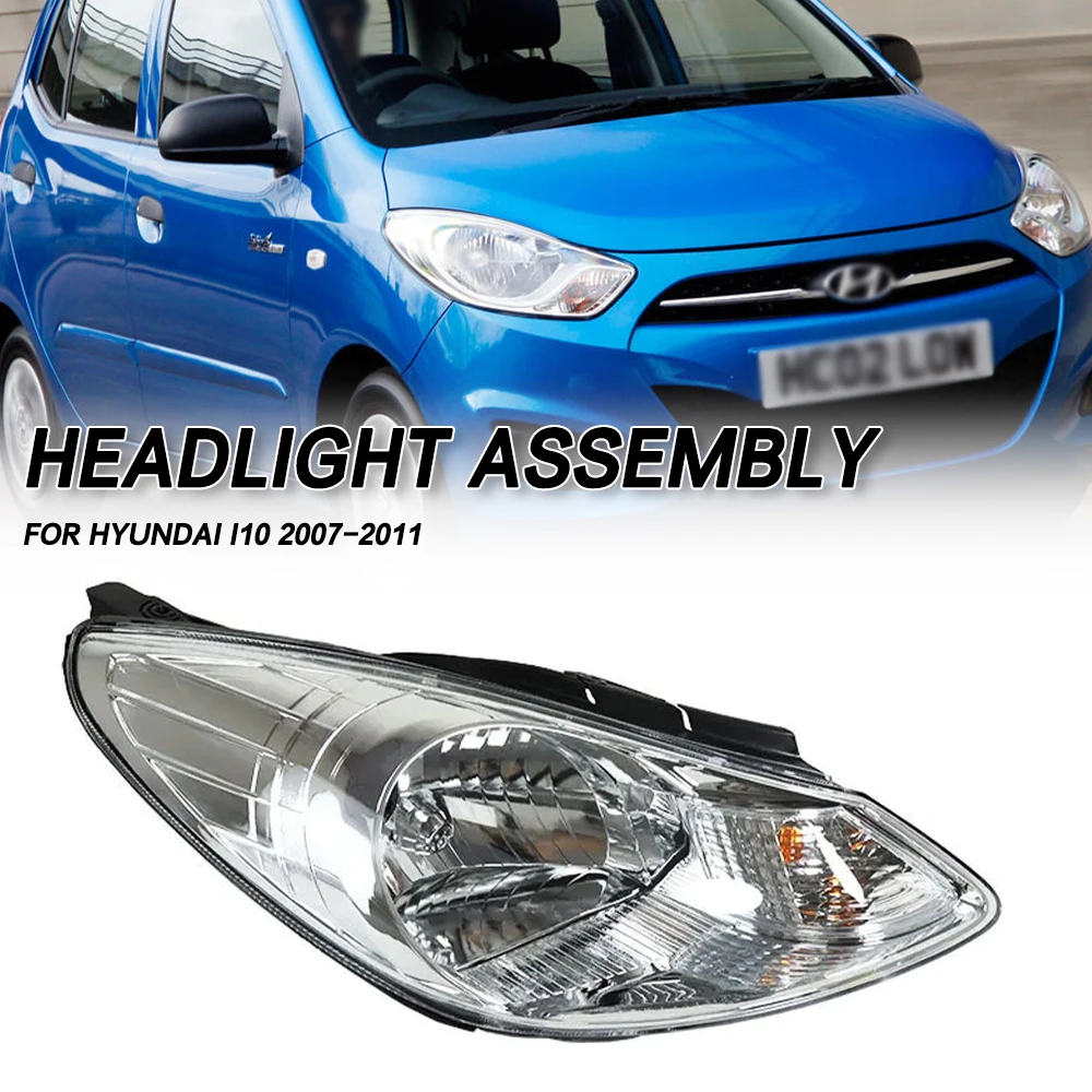 

Для Hyundai I10 2007 2008 2009 2010 2011 передний бампер фары фары дальнего света указатель поворота