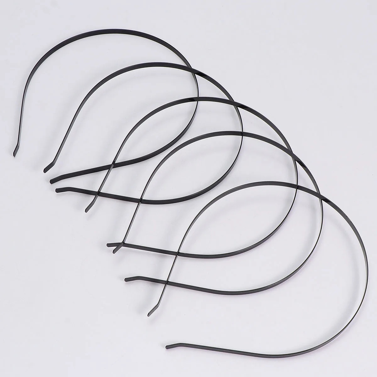 

30Pcs Stainless Steel Hair Hoops Anti-Slip Hair Band Face Washing Headband Long-Lasting Women Men Headwrap Black Golden Colors