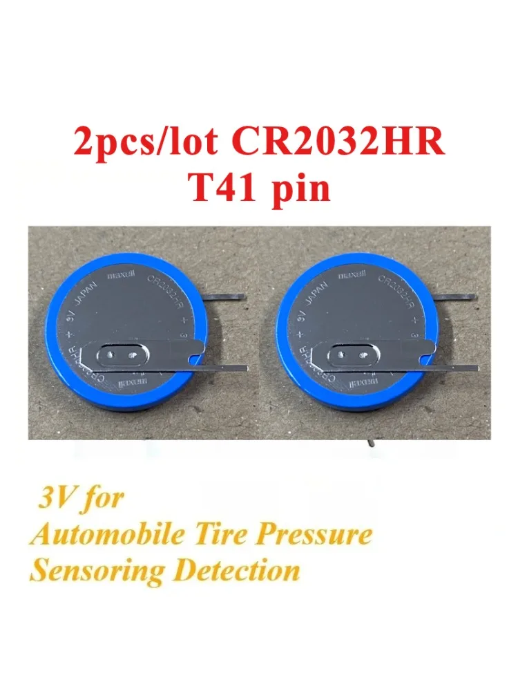 2 szt./partia Oryginalny CR2032HR z pinem T41 CR2032HR Nowy T41 Kondensator Bateria do Czujnika Ciśnienia w Oponach Samochodowych — zdjęcie produktu 3