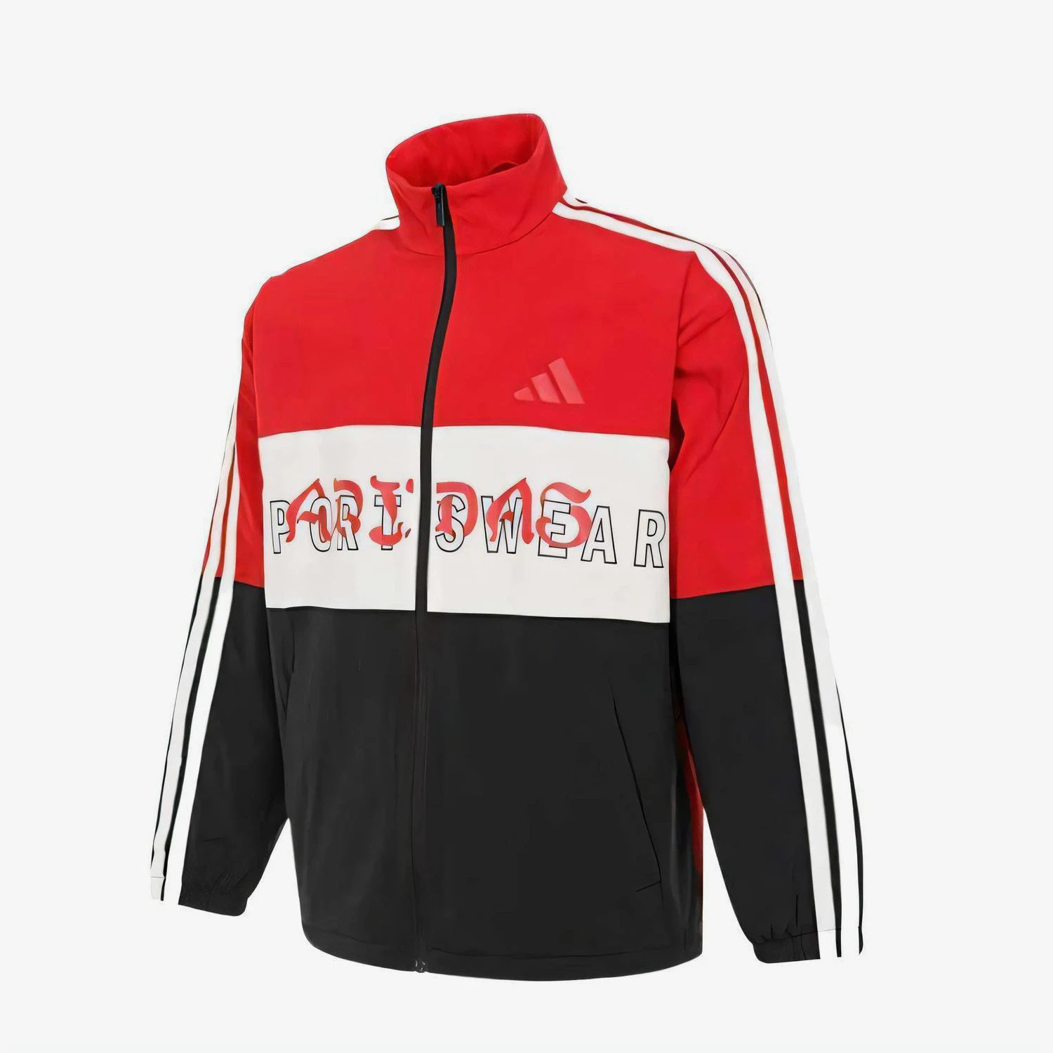 

Adidas Official Authentic 2025 Spring New Men's Loose Patchwork Jacket KA9750