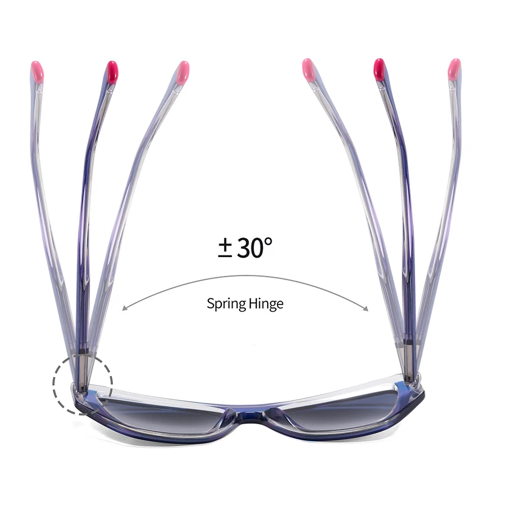 CATERSIDE Frauen Stil Sonnenbrille Acetat Cat Eye Rahmen Farbe-Blocking Design Suneyewear Männer Mode Luxus Fahren Gläser UV400 – Detail 4