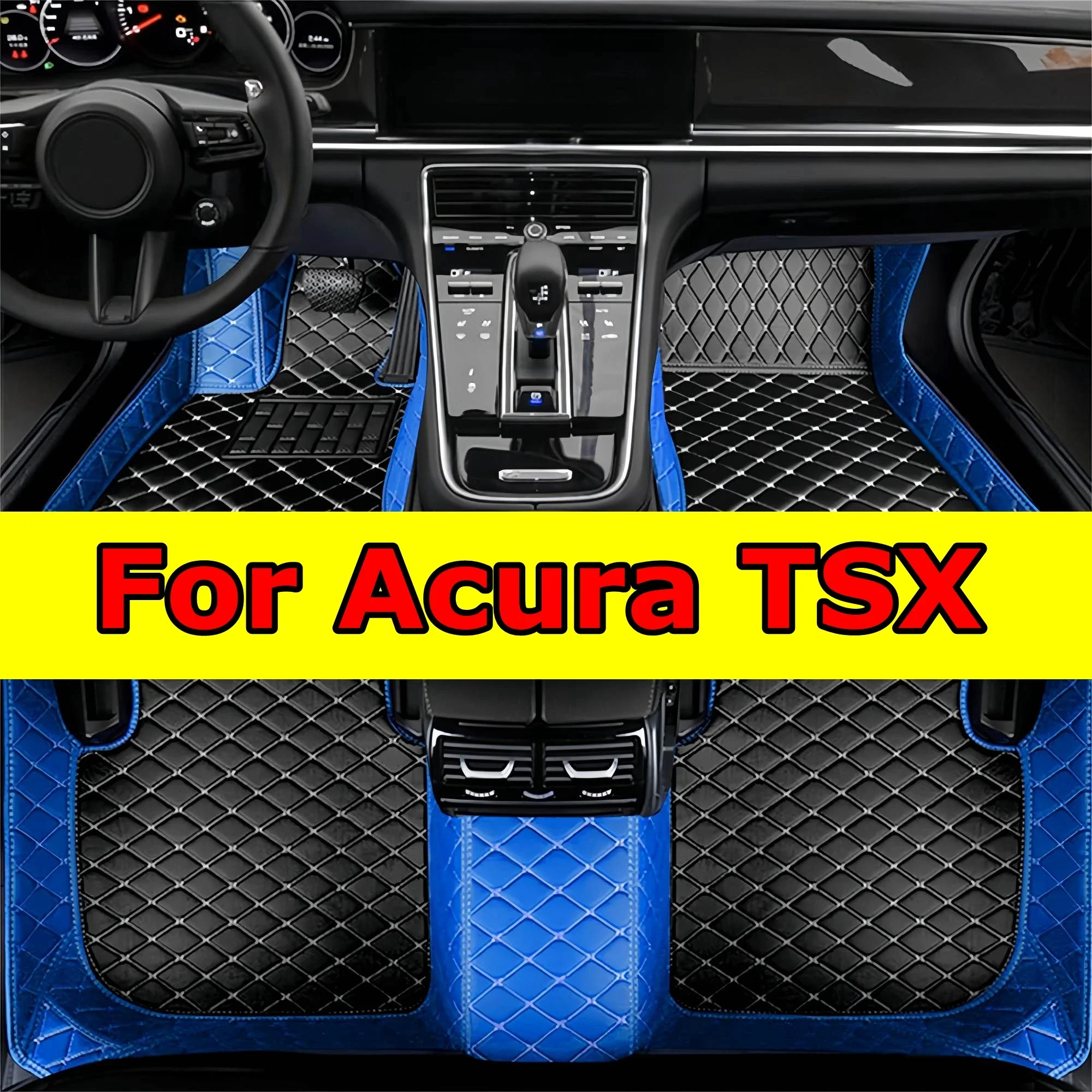 

Автомобильные коврики на заказ для Acura TSX 2005 2006 2007 2008 2009 2010 2011 2012 2013, водонепроницаемые кожаные напольные вкладыши для автомобиля