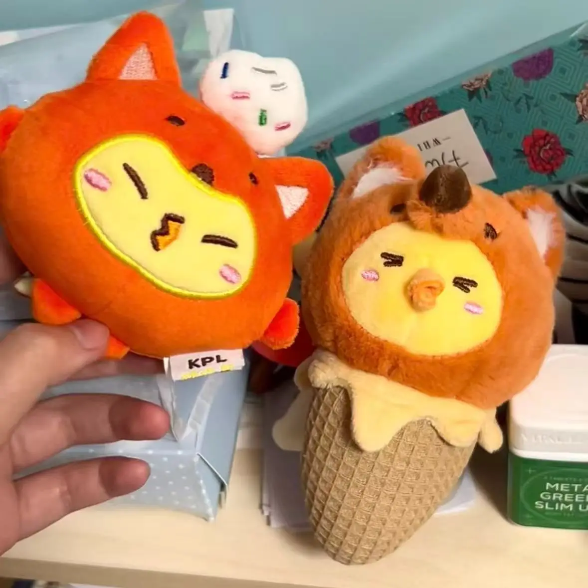 محشوة 10 سنتيمتر أنيمي KPL حلم فريق البضائع شو شينزين (Jiuwei) الآيس كريم الجسم أفخم دمية لعبة فستان ناعم القطن طفل هدية