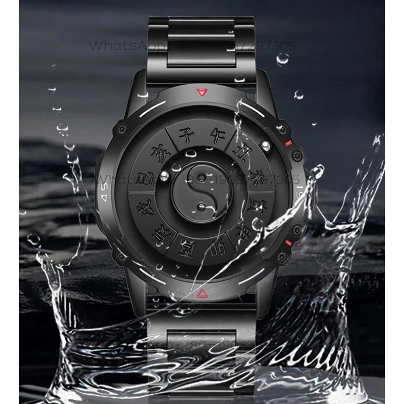 Creative Personalized Magnetic Levitation Watch Men's Retro Chinese Style Waterproof