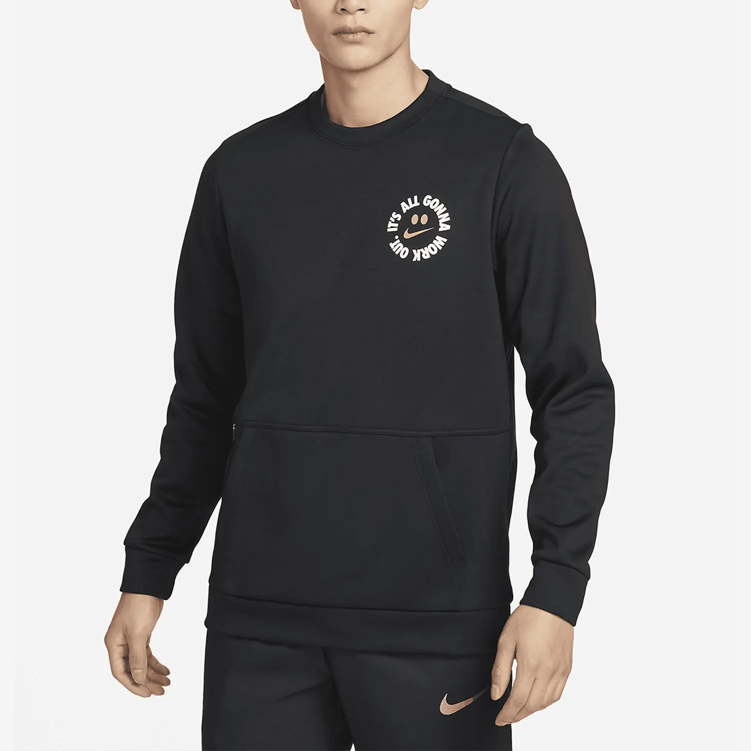 ナイキ純正-サーマフィット-メンズ-長袖トレーニング-パーカー-fd4808-010