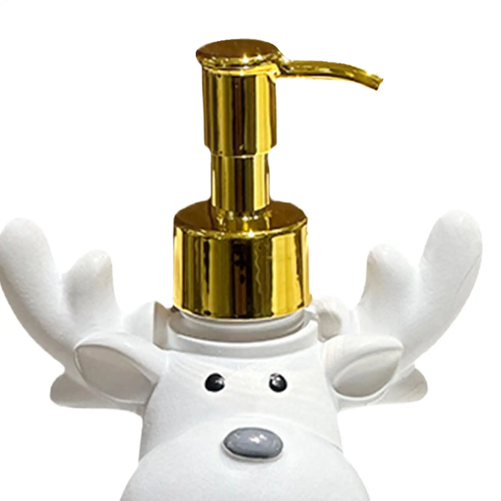 

Christmas Soap Dispenser Decorative Reindeer Refillable Lotion Bottle Festival Soap Dispenser Festival Soap Dispenser