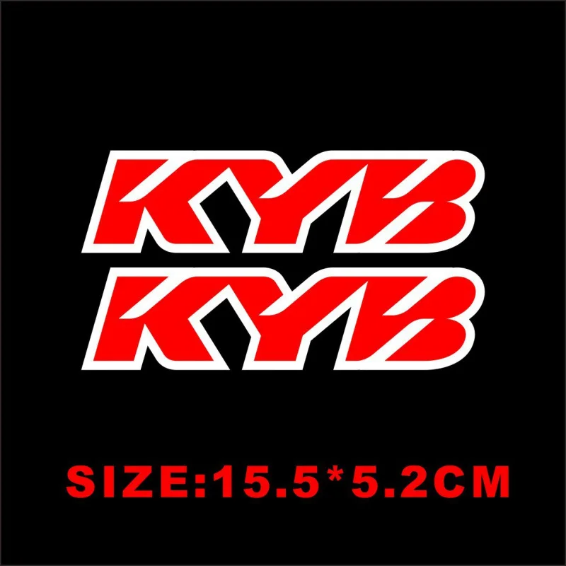 Motorrad-Vordergabel-Aufkleber Motocross Wasserdichte Gabel-Aufkleber für Showa KYB WP Stoßdämpfer Coole Vinyl Langlebige Federungsaufkleber