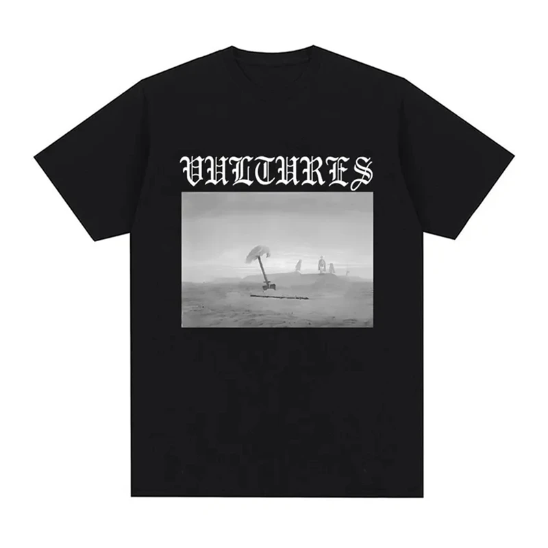 

Kanye West Vultures New Song and Album Cover T Shirt Men Women Harajuku Gothic Loose T-ShirtPunk Style Tees Streetwear