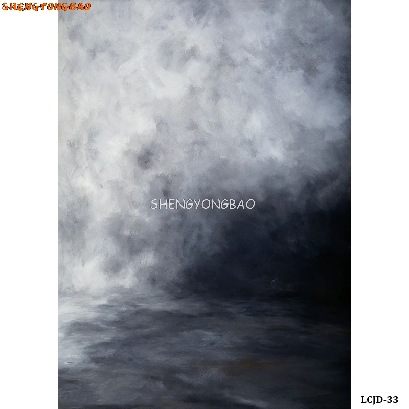 SHENGYONGBAO-arte tecido fotografia cenários, retrato abstrato sombreamento, fundo do estúdio da foto do vintage, LCGD-104